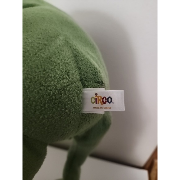 Circo Plush Frog 20" Stuffed Animal Target Floppy Bean Bag Long Legs Green Toad - Picture 3 of 5